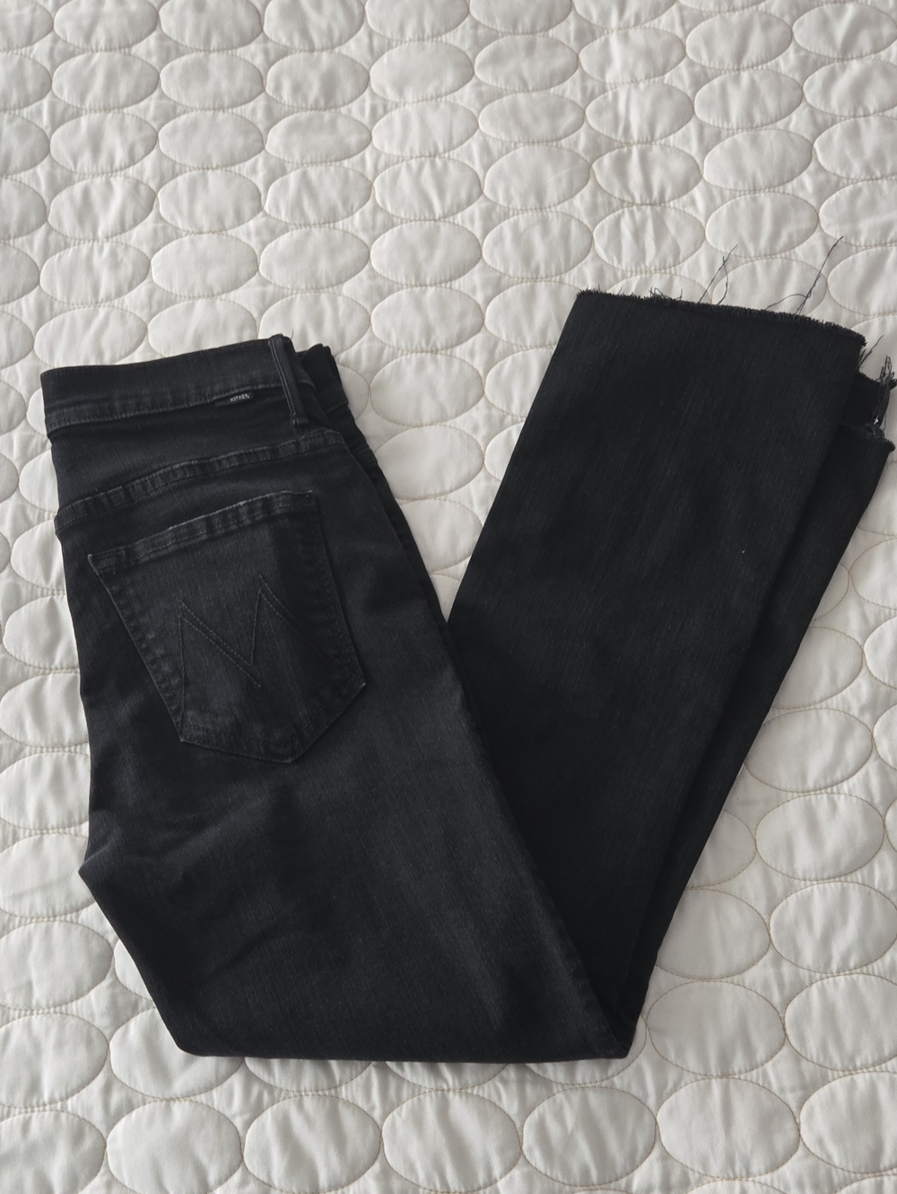 Mother Insider Crop Step Fray Not Guilty 27 Quiet Luxury Designer Comfy USA Icon
